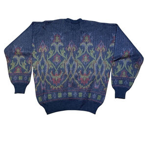 International Passport VTG Italian Mens Wool Mohair Multicolor Sweater XL Knit